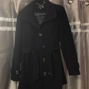 Navy Blue/black PeaCoat !